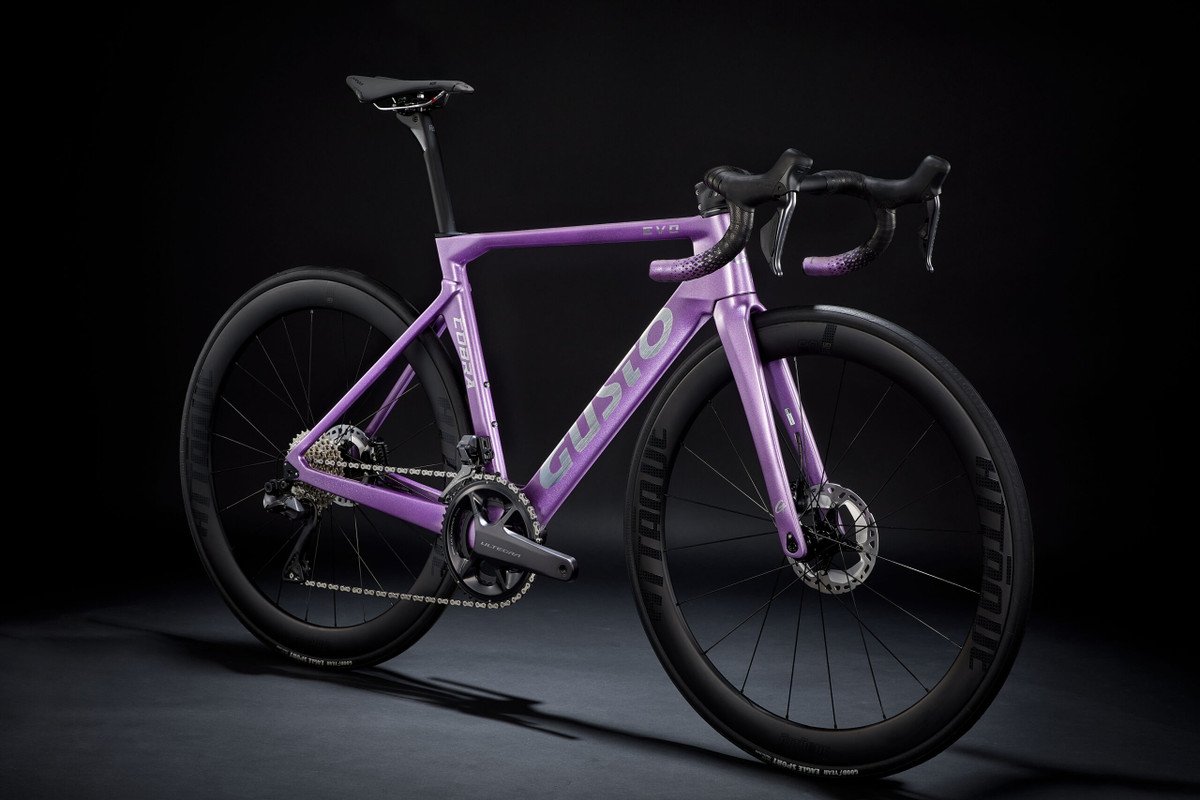 COBRA EVO DB PRO TE Ultegra Di2 Attaque 50 Carbon Wheelset - Purple